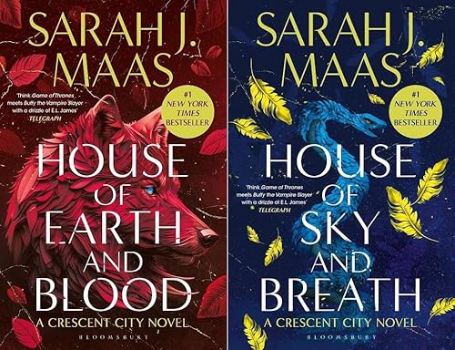 House of Earth and Blood & House of Sky and Breath 2 Book Set Collection - Crescent City