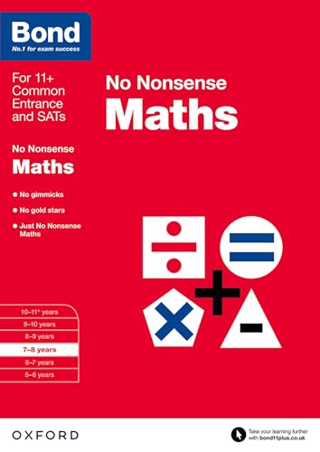 Bond: Maths: No Nonsense: 7-8 years