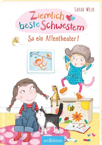 Ziemlich beste Schwestern – So ein Affentheater! (Ziemlich beste Schwestern 2): Lustiges Kinderbuch mit vielen Bildern für freche Mädchen und Jungen ab 7 Jahre