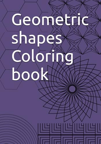 Geometric shapes Coloring book