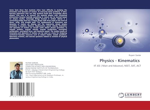Physics - Kinematics: IIT JEE ( Main and Advance), NEET, SAT, ACT.DE von LAP Lambert Academic Publishing