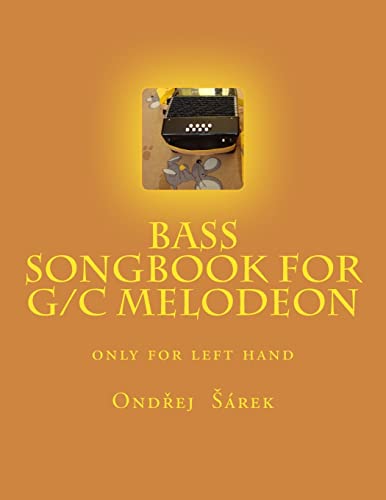 Bass songbook for G/C melodeon: only for left hand