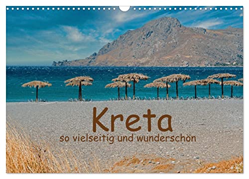 Kreta so vielseitig und wunderschön (Wandkalender 2024 DIN A3 quer), CALVENDO Monatskalender
