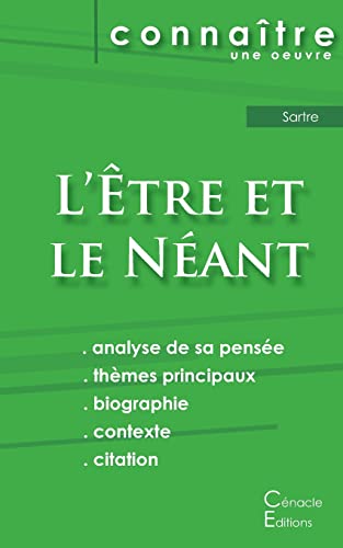 Fiche de lecture L'Être et le Néant de Jean-Paul Sartre (Analyse philosophique de référence et résumé complet)