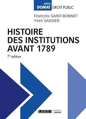 Histoire des institutions avant 1789 (2022-2023) von LGDJ