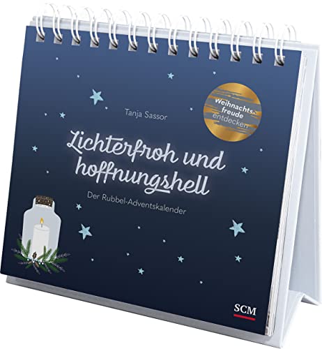 Lichterfroh und hoffnungshell: Der Rubbel-Adventskalender