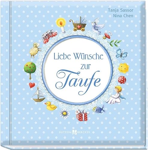 Liebe Wünsche zur Taufe (blau) von Butzon & Bercker