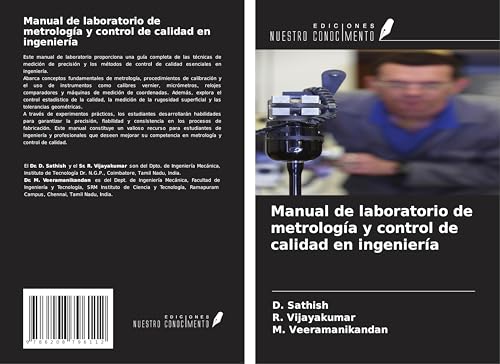 Manual de laboratorio de metrología y control de calidad en ingeniería von Ediciones Nuestro Conocimiento