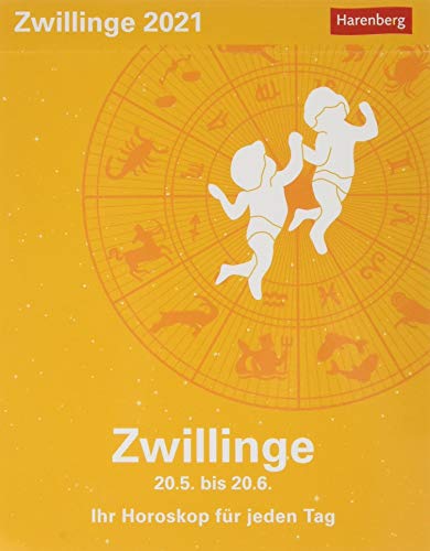 Zwillinge Sternzeichenkalender 2021 - Tagesabreißkalender mit ausführlichem Tageshoroskop und Zitaten - Tischkalender zum Aufstellen oder Aufhängen - Format 11 x 14 cm: Ihr Horoskop für jeden Tag Zwillinge Sternzeichenkalender 2021 - Tagesabreißkalender mit ausführlichem Tageshoroskop und Zitaten - Tischkalender zum Aufstellen oder Aufhängen - Format 11 x 14 cm: Ihr Horoskop für jeden Tag