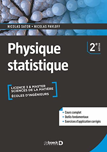 Physique statistique: Cours et exercices corrigés