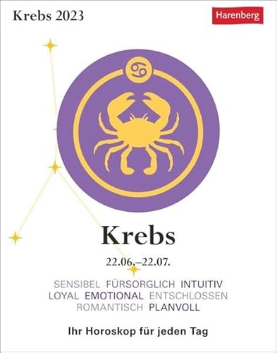 Krebs Sternzeichenkalender 2023: Tagesabreißkalender. Mini-Tischkalender 2023 mit täglichem Horoskop. Kleiner Kalender mit täglichem Blick in die ... - Ihr Horoskop für jeden Tag Krebs Sternzeichenkalender 2023: Tagesabreißkalender. Mini-Tischkalender 2023 mit täglichem Horoskop. Kleiner Kalender mit täglichem Blick in die ... - Ihr Horoskop für jeden Tag
