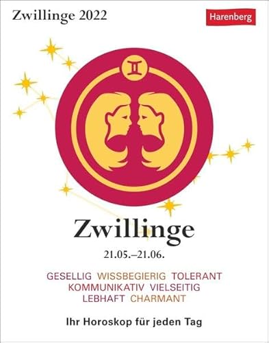 Zwillinge Kalender 2022: Ihr Horoskop für jeden Tag Zwillinge Kalender 2022: Ihr Horoskop für jeden Tag