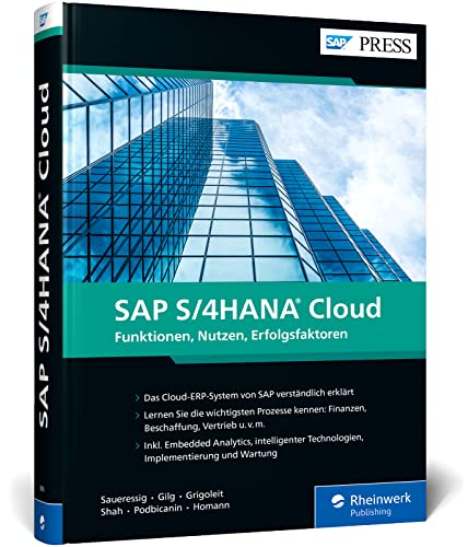 SAP S/4HANA Cloud: Eine Einführung in das intelligente ERP-System von SAP – Deutsche Ausgabe 2022 (SAP PRESS) von SAP PRESS