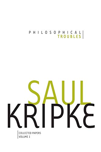 Philosophical Troubles: Collected Papers, Volume 1 von OUP USA