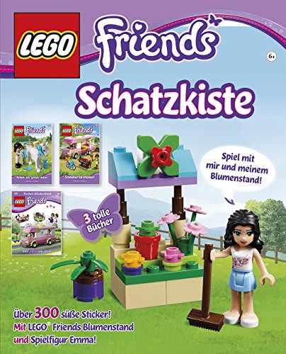 LEGO® Friends Schatzkiste: Enthält zwei Erstleser-Bücher, ein Stickerbuch und 33 LEGO Elemente!