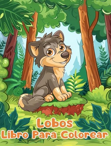Libro Para Colorear de Lobos: Páginas Simples Para Colorear de Lobos Para Niños de 1 a 3 Años von Blurb