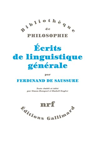 Ecrits de linguistique générale