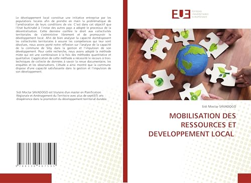 MOBILISATION DES RESSOURCES ET DEVELOPPEMENT LOCAL von Éditions universitaires européennes