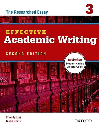 Effective Academic Writing 2nd Edition 3 Student's Book with Online Practice (Effective Academic Writing (Second Edition))