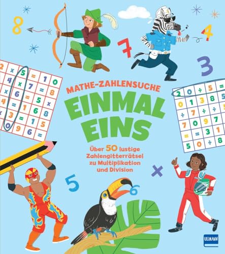 Mathe-Zahlensuche - Einmaleins: Über 50 lustige Zahlengitterrätsel zu Multiplikation und Division für Kinder ab 7 Jahren von Ullmann Medien