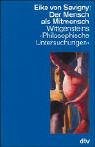 Der Mensch als Mitmensch. Wittgensteins Philosophische Untersuchungen.
