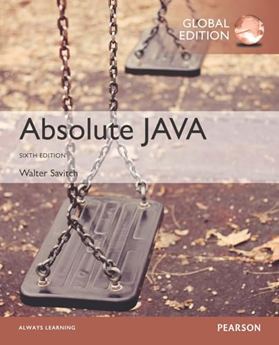 Absolute Java, Global Edition von Pearson