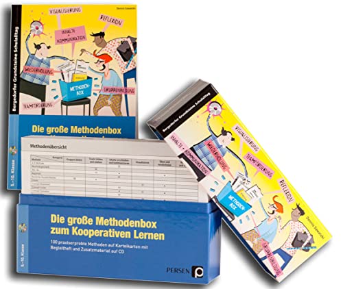 Die große Methodenbox zum Kooperativen Lernen: 100 praxiserprobte Methoden auf Karteikarten mit Begleitheft und Zusatzmaterial auf CD (5. bis 10. Klasse) (Bergedorfer Grundsteine Schulalltag - SEK)