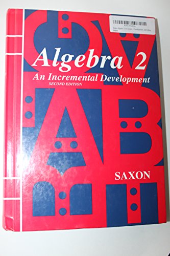 Algebra 2: An Incremental Development