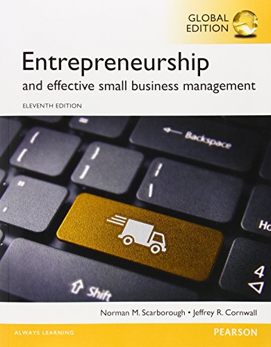 Entrepreneurship and Effective Small Business Management, Global Edition von Pearson Education Limited