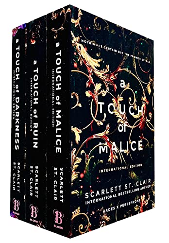 Hades X Persephone 3 Books Collection Set By Scarlett St. Clair (A Touch of Darkness, A Touch of Ruin & A Touch of Malice)