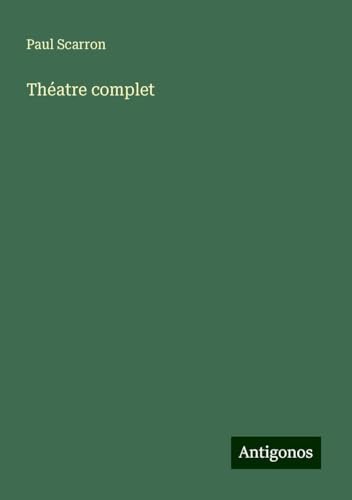 Théatre complet von Antigonos Verlag