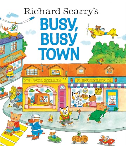 Richard Scarry's Busy, Busy Town (Golden Look-look Book)