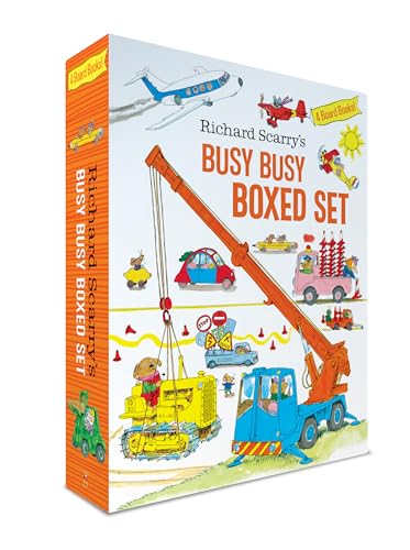 Richard Scarry's Busy Busy Boxed Set: Busy Busy Airport; Busy Busy Cars and Trucks; Busy Busy Construction Site; Busy Busy Farm (Richard Scarry's BUSY BUSY Board Books) von Golden Books
