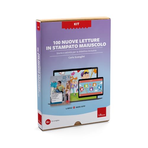 100 nuove letture in stampato maiuscolo. Kit App. Con software (Software didattico) von Erickson