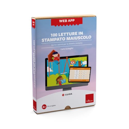 100 letture in stampato maiuscolo. Storie e attività per la didattica inclusiva. Web app. Con software (Software didattico) von Erickson