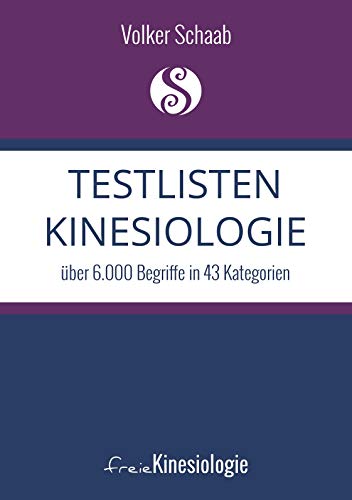 Testlisten Kinesiologie: über 6.000 Begriffe in 43 Kategorien Testlisten Kinesiologie: über 6.000 Begriffe in 43 Kategorien