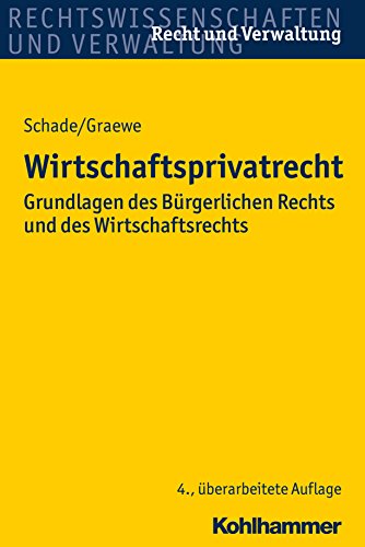 Wirtschaftsprivatrecht: Grundlagen des Bürgerlichen Rechts und des Wirtschaftsrechts (Recht und Verwaltung)