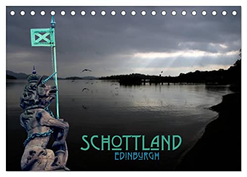 Schottland und Edinburgh (Tischkalender 2025 DIN A5 quer), CALVENDO Monatskalender: Herbstlandschaft, Eindrücke von Edinburgh von Calvendo