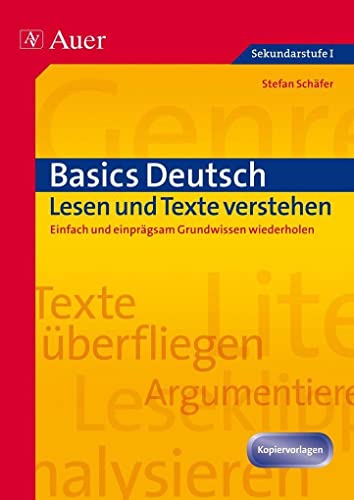 Basics Deutsch: Lesen: (5. bis 10. Klasse)