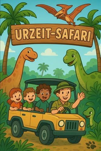 Urzeit- Safari: Kindermalbuch von Independently published
