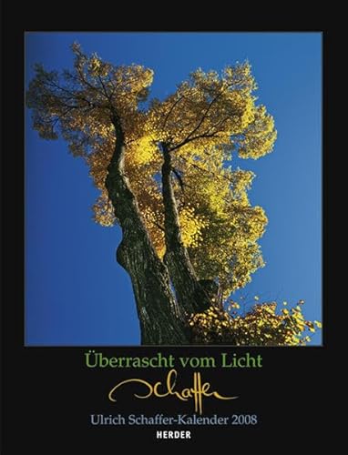 Überrascht vom Licht: Ulrich Schaffer-Kalender 2008 Überrascht vom Licht: Ulrich Schaffer-Kalender 2008 von Verlag Herder