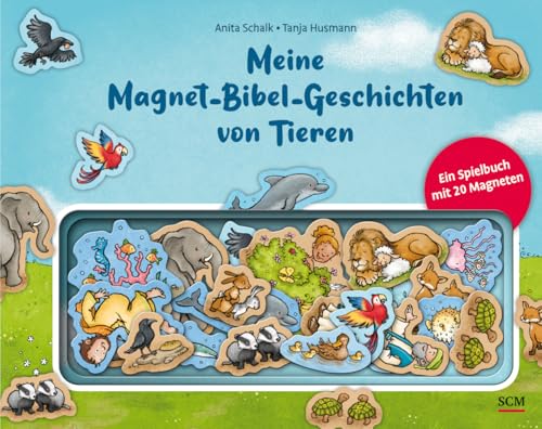 Meine Magnet-Bibel-Geschichten von Tieren: Ein Spielbuch mit 20 Magneten
