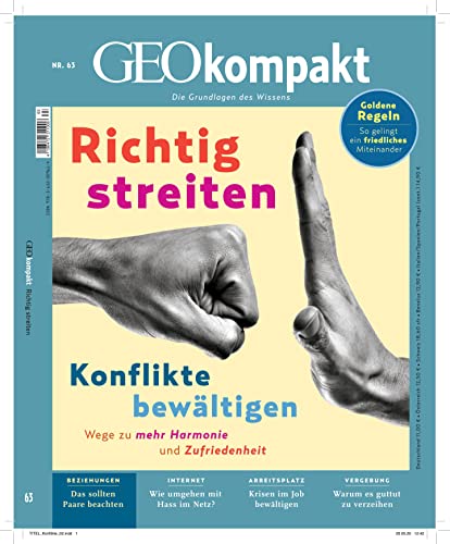 GEOkompakt / GEOkompakt 63/2020 - Konflikte + Streit: Die Grundlagen des Wissens von Gruner + Jahr Geo-Mairs