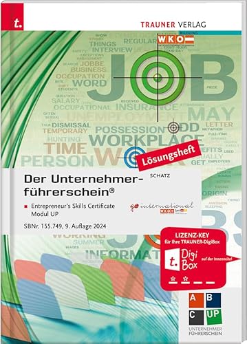 Der Unternehmerführerschein - Entrepreneur's Skills Certificate, Modul UP Lösungsheft von Trauner Verlag