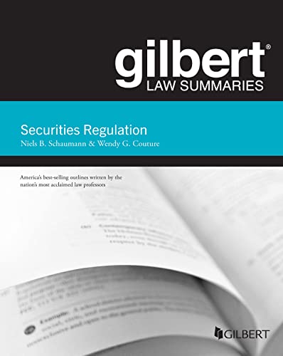 Gilbert Law Summaries on Securities Regulation von West Academic Press