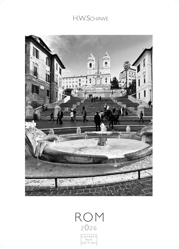 Rom schwarz-weiss 2026 S 29x21cm Rom schwarz-weiss 2026 S 29x21cm von CASARES EDITION