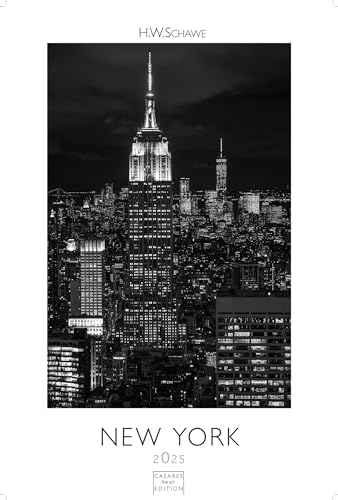 New York schwarz-weiss 2025 L 59x42cm von CASARES EDITION