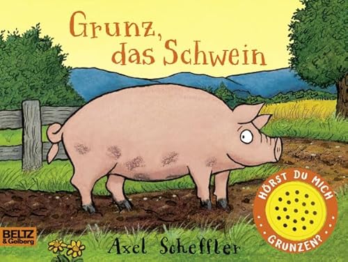 Grunz, das Schwein: Vierfarbiges Pappbilderbuch mit Soundchip