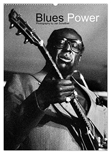 Blues Power (Wandkalender 2023 DIN A2 hoch): Klassische S/W Aufnahmen bekannter Musiker der Blues Geschichte (Monatskalender, 14 Seiten ) (CALVENDO Kunst) von CALVENDO