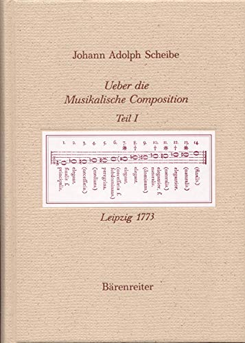 Über die Musikalische Composition 1: Reprint der Ausgabe Leipzig 1773 ("Erster Theil"): Erster Theil. Die Theorie der Melodie und Harmonie. ... Reihe: Handschriften-Faksimiles, Band 42)